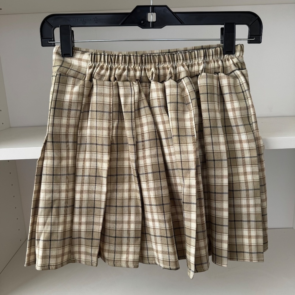 PRINCESS POLLY Lona Green Plaid Mini Skirt - Picture 6 of 7